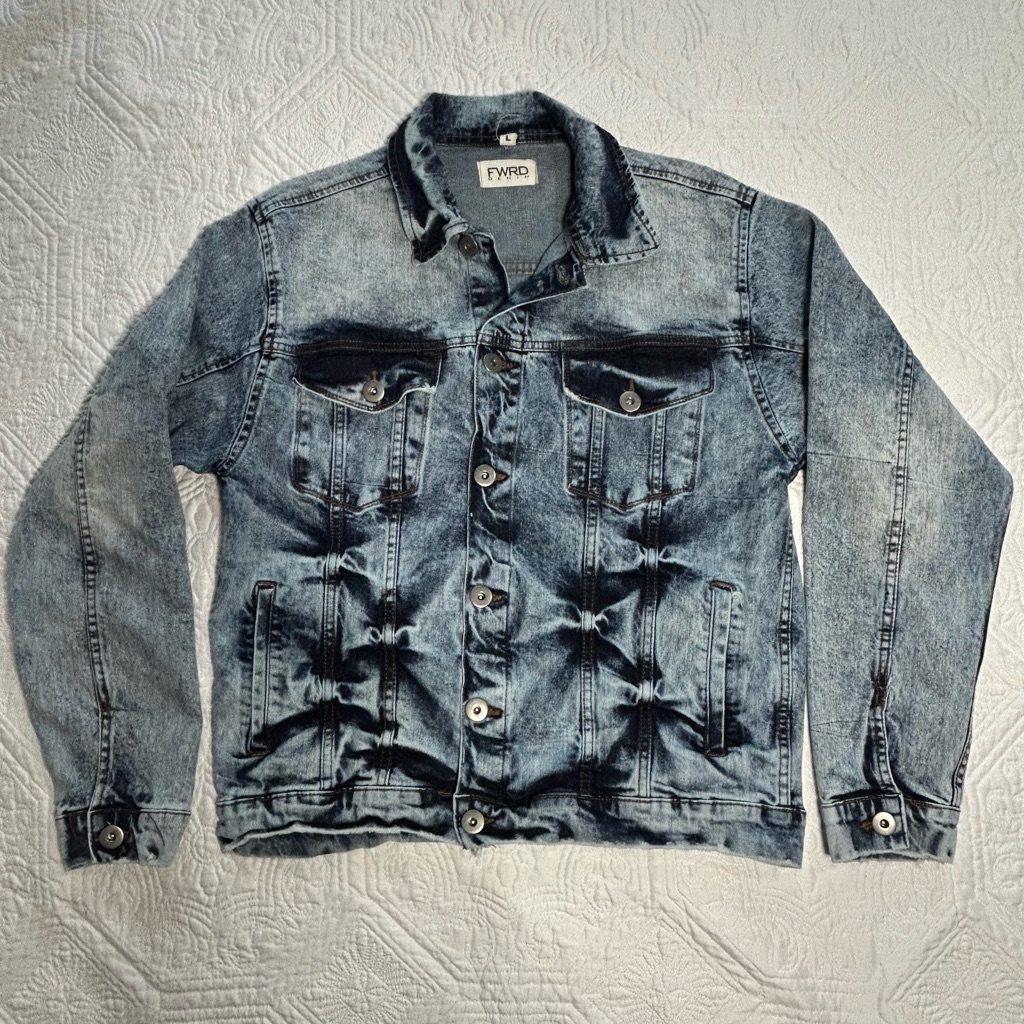 Mens Fwrd Denim Jacket  Large